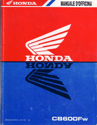 Honda Moto Hornet 600cc Informazioni Generali (in Italiano) pag.39